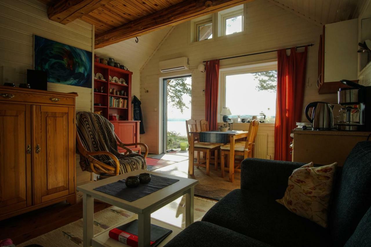 Strandstuga Tamta Bagian luar foto